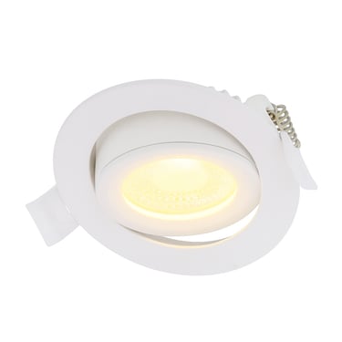 witte 6W kantelbaar, 3 lichtkleuren IP 65