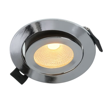 chrome 6W kantelbaar, 3 lichtkleuren IP 65