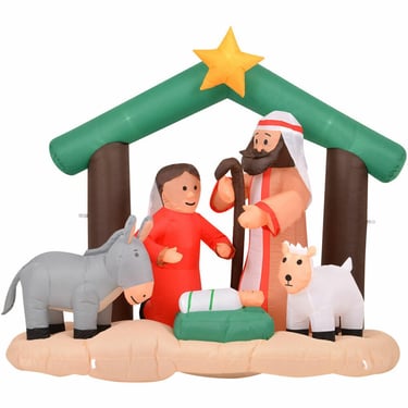 inflatable Nativity