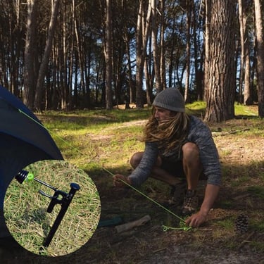 tent pegs that can anchor inflatable decorations