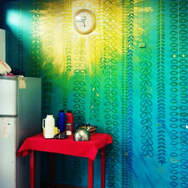 Fresque salle à manger hostel Buenos Aires