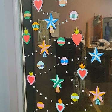 vitrine noël garance archer