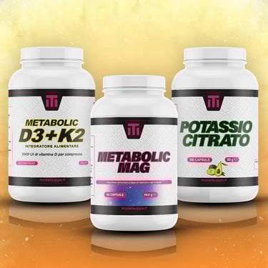 three bottles of metabolics and metabolics