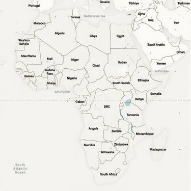 Map of Africa 