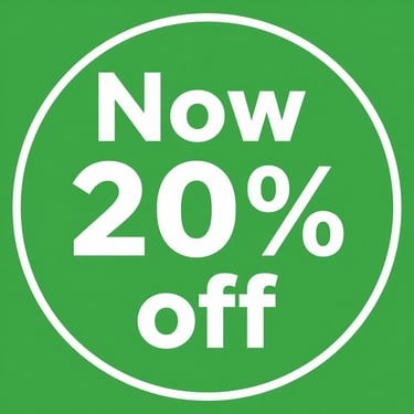 Now 20% OFF