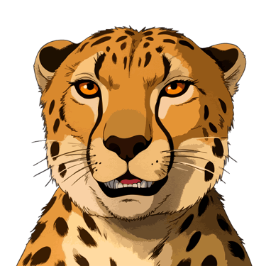 Thumbnail of Cheetah graphic art print — Primal Gaze.