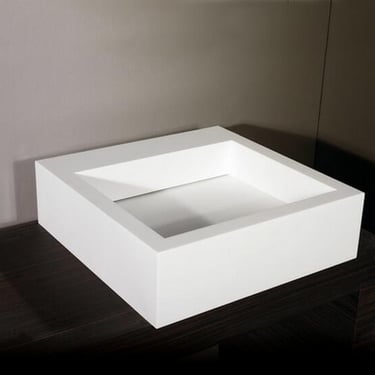 ΝΙΠΤΗΡΑΣ ΜΠΑΝΙΟΥ CARRE 50X50X15CM WHITE