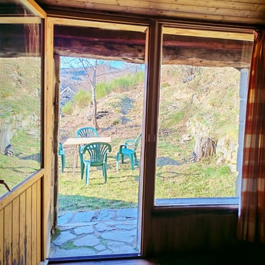 terrasse gite en Ardèche