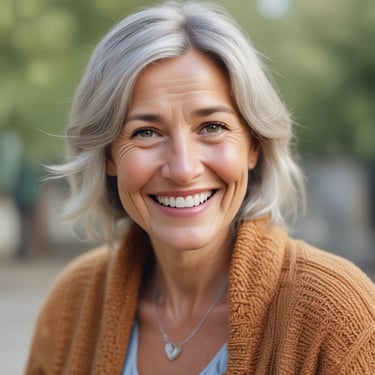 woman wearing black crew-neck shirt