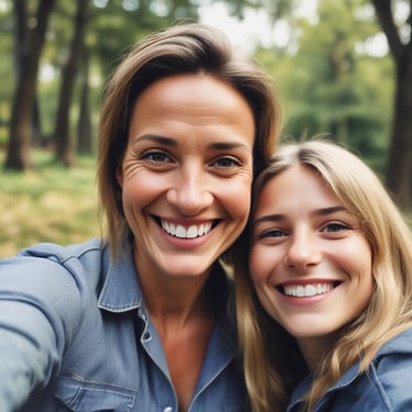 woman wearing black crew-neck shirt