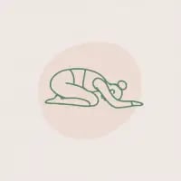 femme position du chat illustration