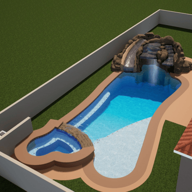 Pool 3D Design Example