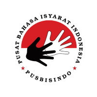 logo pusat bahasa isyarat indonesia (PUSBISINDO) klien kaspa space