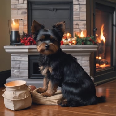 a cat sitting on a couch in a living room