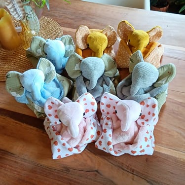 Doudous éléphants
