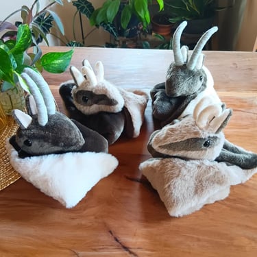 Doudous chamois et bouquetins