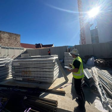 Tony & George Eleter on the Construction site