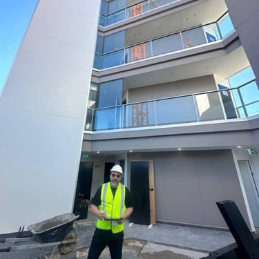 Tony & George Eleter on the Construction site