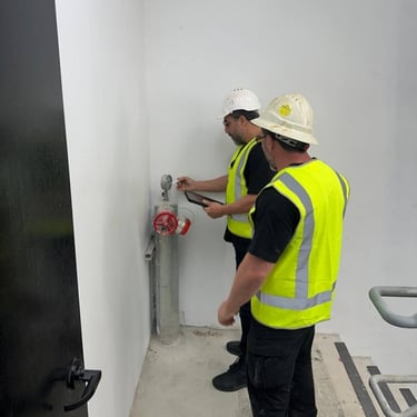 Tony & George Eleter on the Construction site