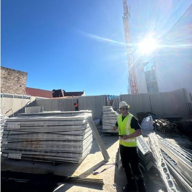 Tony & George Eleter on the Construction site