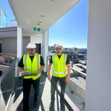 Tony & George Eleter on the Construction site