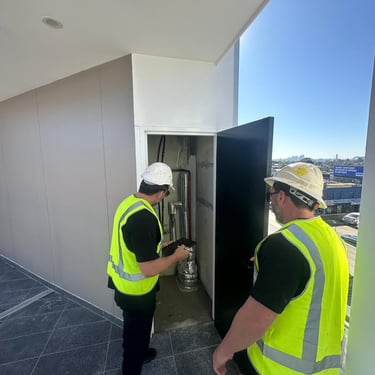 Tony & George Eleter on the Construction site