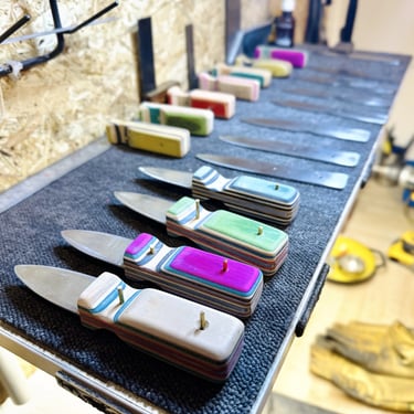 Oyster Knife making a many wip