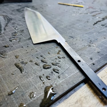 Knife making a blade wip