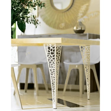 Mesa fabricada con corte láser metal en CDMX