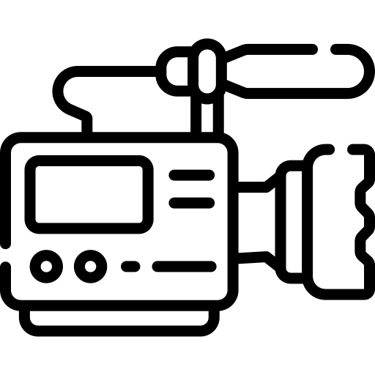 Logo pictogramme caméra vidéo