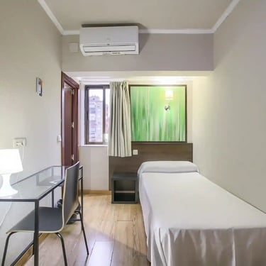 habitacion-1 cama-hotel castilla fuenlabrada