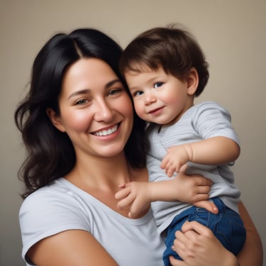 woman wearing black crew-neck shirt