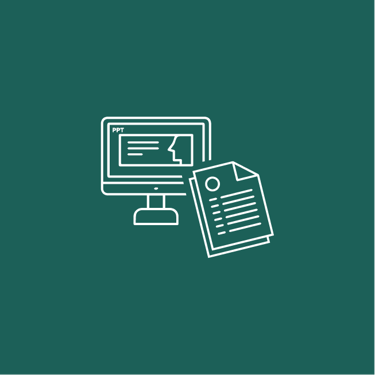 Icône mise en page – documents professionnels par Lucie Derrien, graphiste Rennes