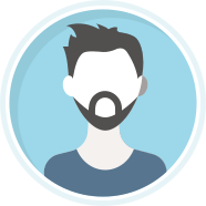 an avatar of a man with a beard 