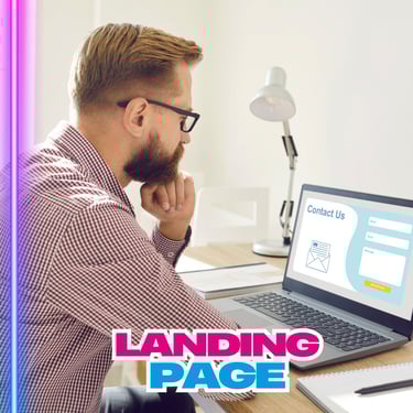 landig page