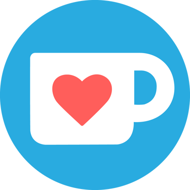 a cup of coffee with a heart on it