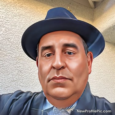a man in a suit and tie with a hat