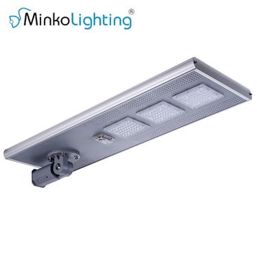 MNK-WL08 low maintenance, and long lifespan solar street lights with grey color and head adjustable