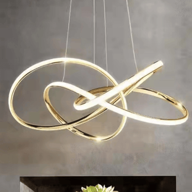 MNK-K318 electroplated gold finished supper elegant led pendant light for dinning room