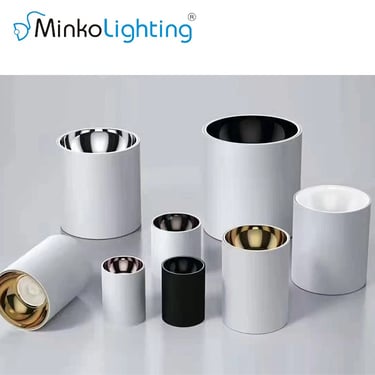 MNK-CF2 surface mounted led cob down light gun black spotlight home decor lighting ceiling downlight