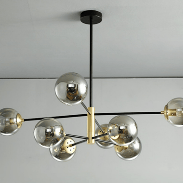 MNK-PD067 Eight ball molecular glass led pendant light