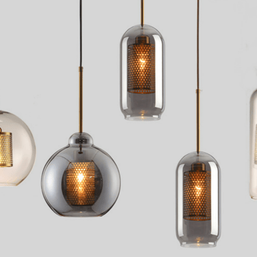 MNK-SF1047 Ball-in-ball retro decorative lighting fixtures