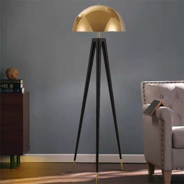 MNK-FL173 Study Mushroom Tripod Floor Lamp