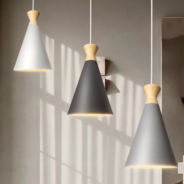 MNK-PD088 Industrial Modern Pendant Light Nordic Design Ceiling Lamp 3 Lights Retro Pendant Lamp