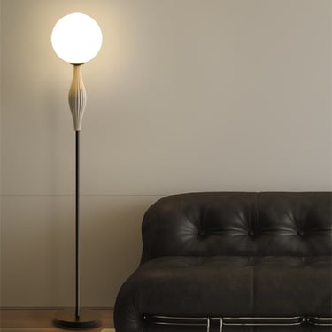 MNK-FL154 Glass Globe Floor Lamp