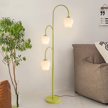 MNK-FL180 Stehlampe, kreisförmig, einfaches Licht, stehend, LED-Dekoration for Zuhause, Wohnzimmer