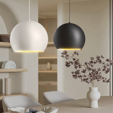 MNK-PD087 Lampe pendante LED en aluminium nordique ronde mode moderne