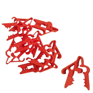 Oranžinės spalvos kojinių segtukai