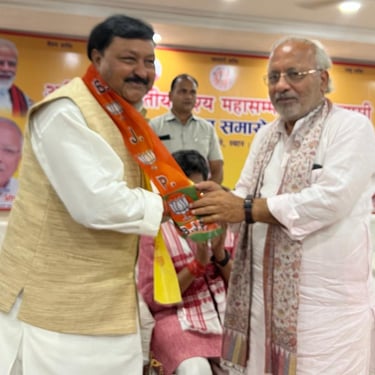 Natwar Goyal joins Bhartiya Janta Party and Narendra Modi Party from Varanasi
