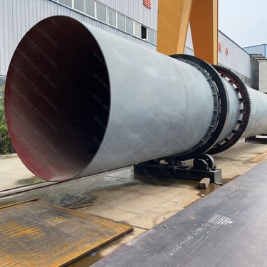 Rotary dryer for sand, sawdust, quartz, talc, coal